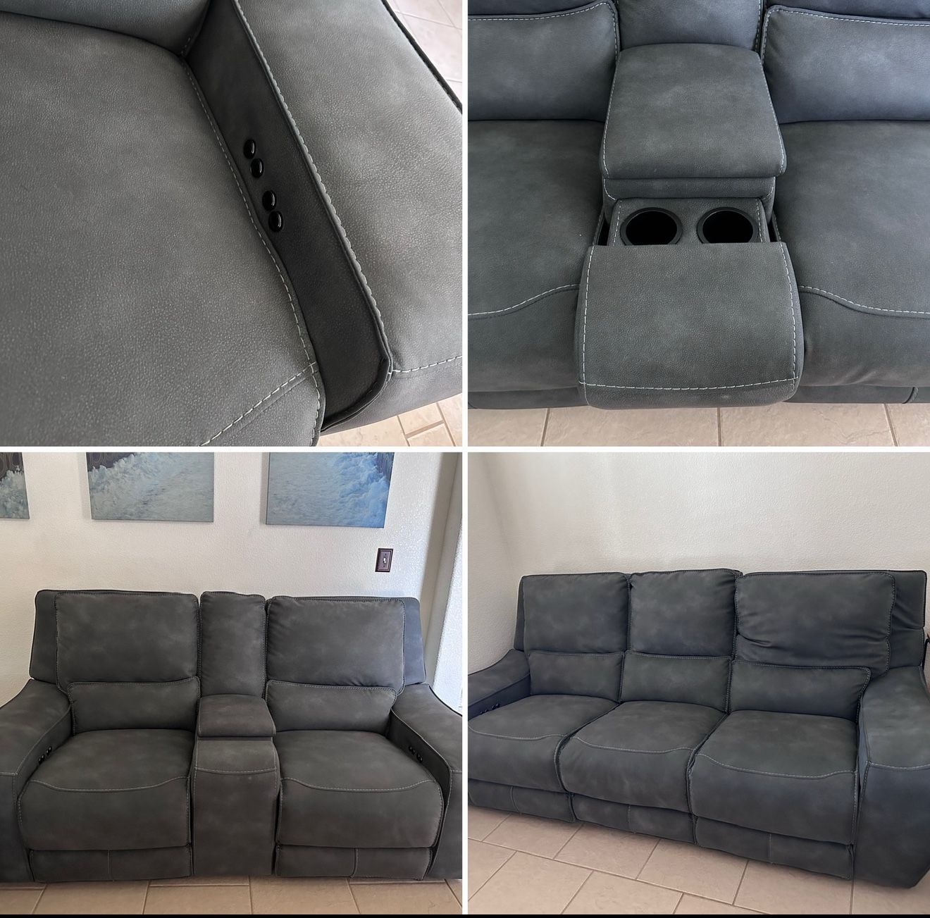 Electric Recliner Set Of 2