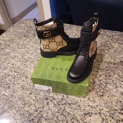 Tan Gucci Boots, Size 10