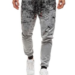 Men’s Paint Splash Drawstring Waist Joggers *NEW*