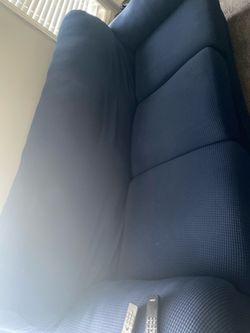 Blue sofa set (bring your helper)