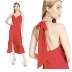 target red halter dress