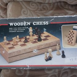 Vintage Wooden Chess 