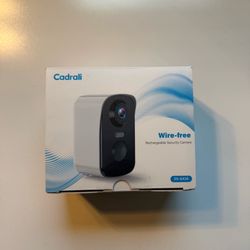 Wireless Rechargeable Security Camera