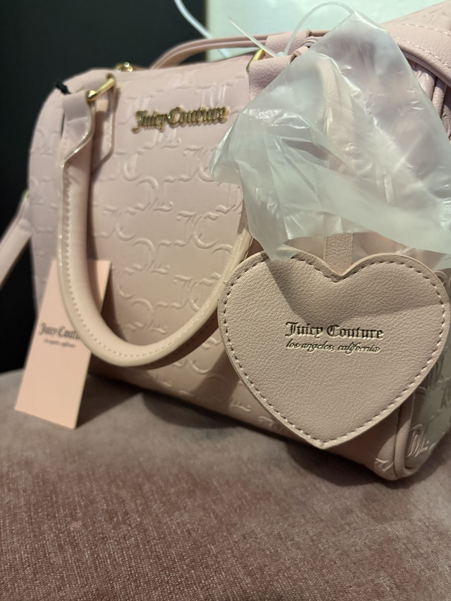 Juicy Couture Pink Diamond Fame Satchel Bag