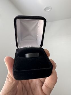 Tungsten Matte Black Ring