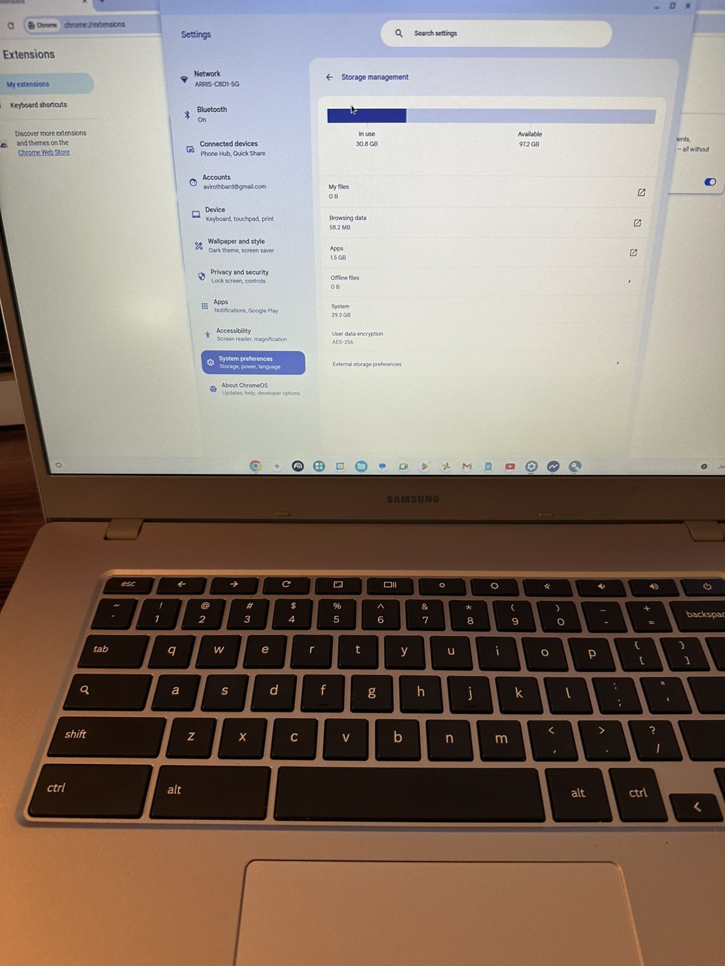 Samsung Chromebook 4 Plus 128GB 4GB RAM