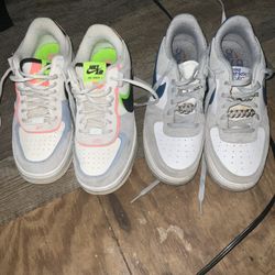 Nike Air Force bundle sizes 8.5 & 7Y