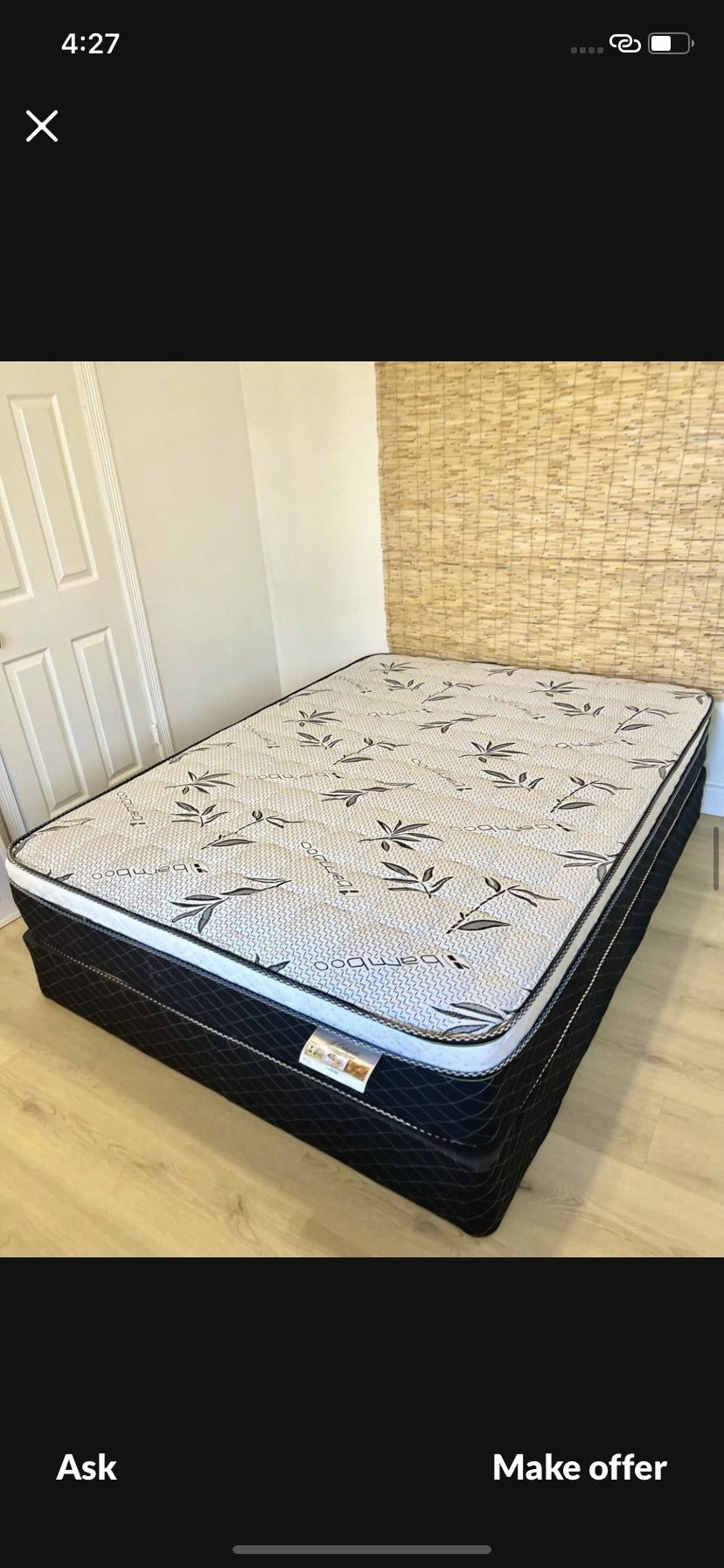 new orthopedic Pillow top mattresses Colchones nuevos ortopédicos pillow top   Queen size  $150 - $210 With Box Spring   Full size  $140 - $200 With B