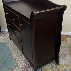 Baby Changing Table 3 Dresser Drawers 52”W 🚚 extra. Cambiador para bebés con 3 cajones