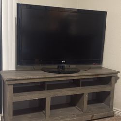 Rustic Grey TV Stand (moving out sale)