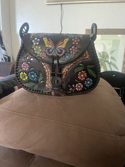 Aztec Leather Bag