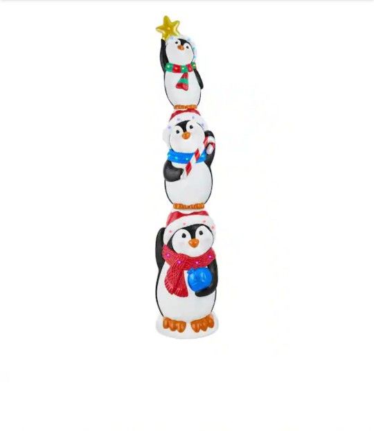 8 Ft Penguin Stack