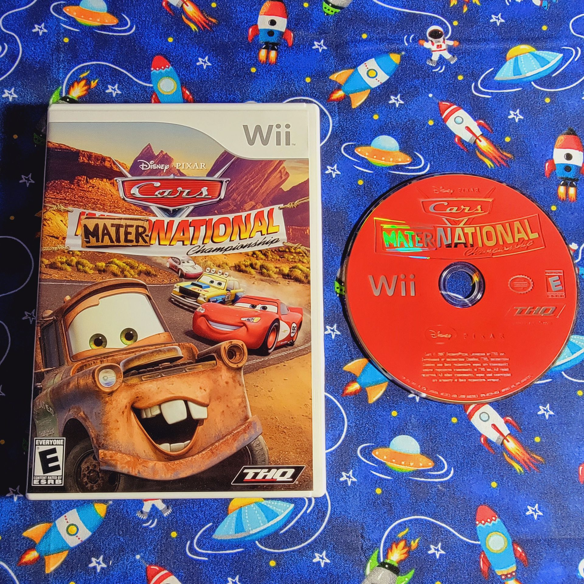 Cars Mater-National Champ On Nintendo Wii Game & Case