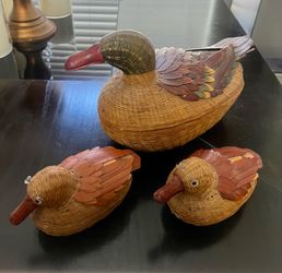 Vintage  duck baskets