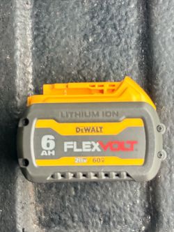DEWALT FLEXVOLT 20V/60V MAX Lithium-lon 6.0Ah Battery Pack