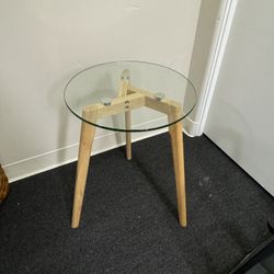 Glass Decor Round Table
