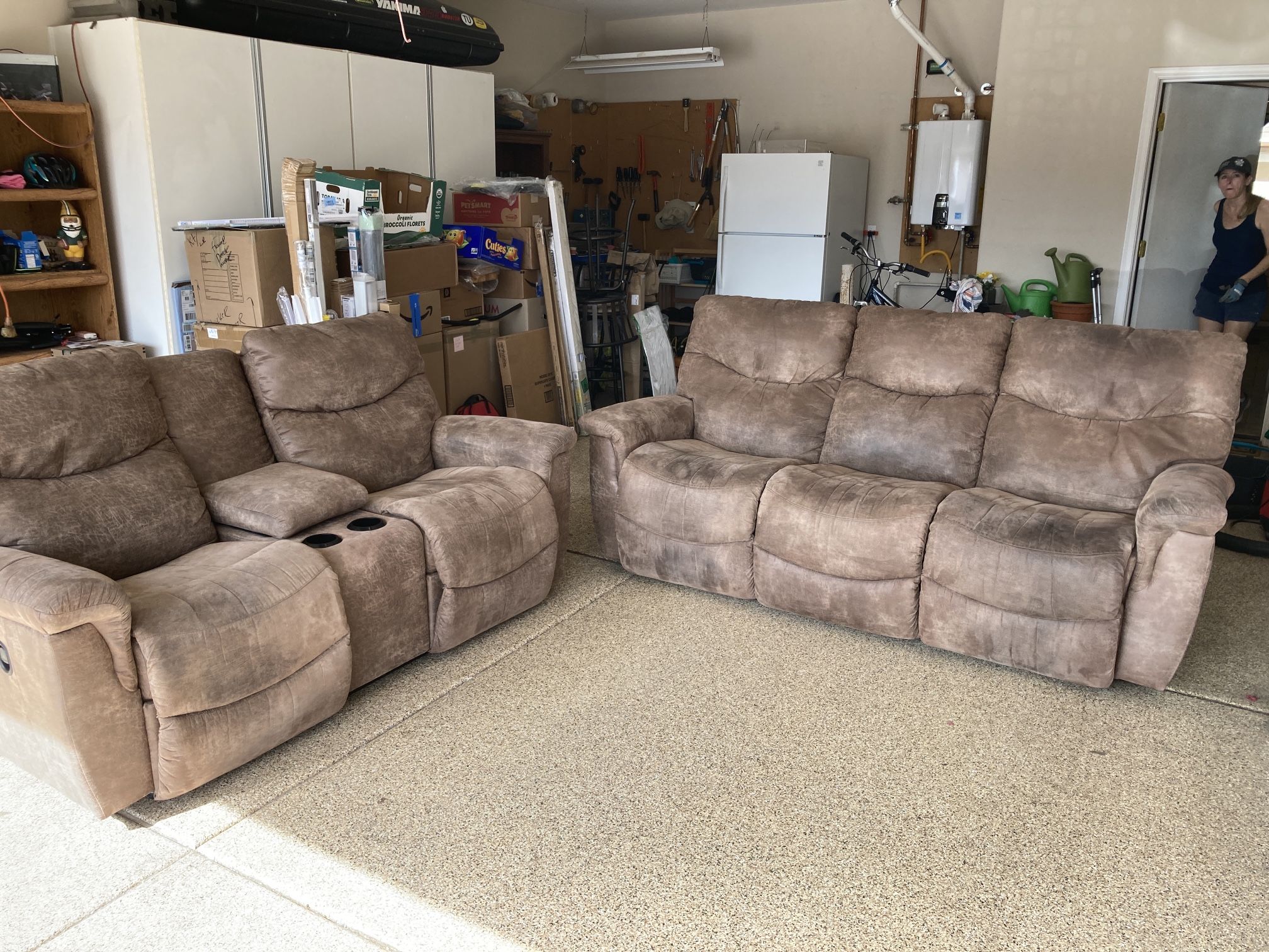 Sofa and Loveseat Recliner Set