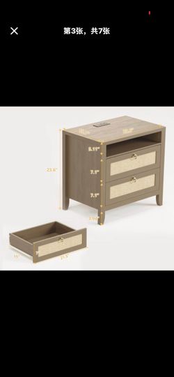 brand new 2pcs nightstands