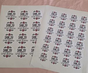 Thank You Stickers  