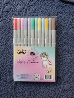 New mr pen pastel fineliner pens