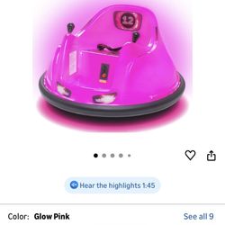 Brand New Bumper Glow Car