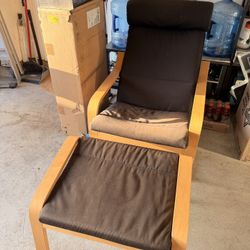 IKEA Arm Chair And Ottomon