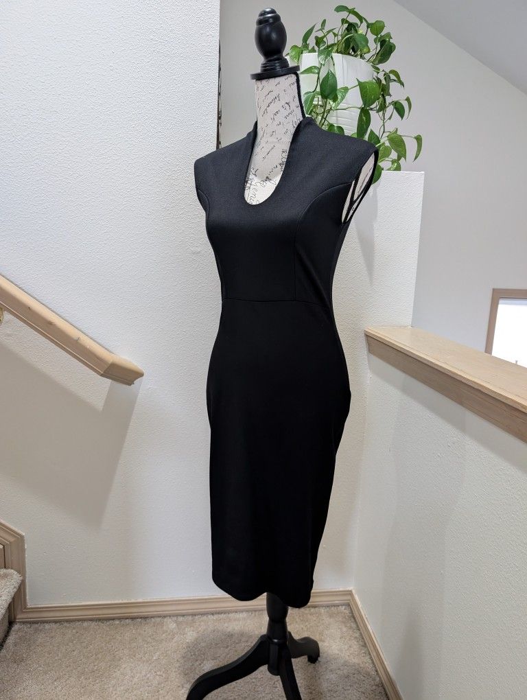 NWT Rolla Coster Bodycon Sheath Dress - Black, L