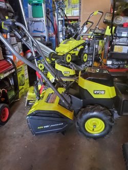 RYOBI 40V HP BRUSHLESS CORDLESS 21-IN SELF PROPELLED TILLER TOOL ONLY NEW