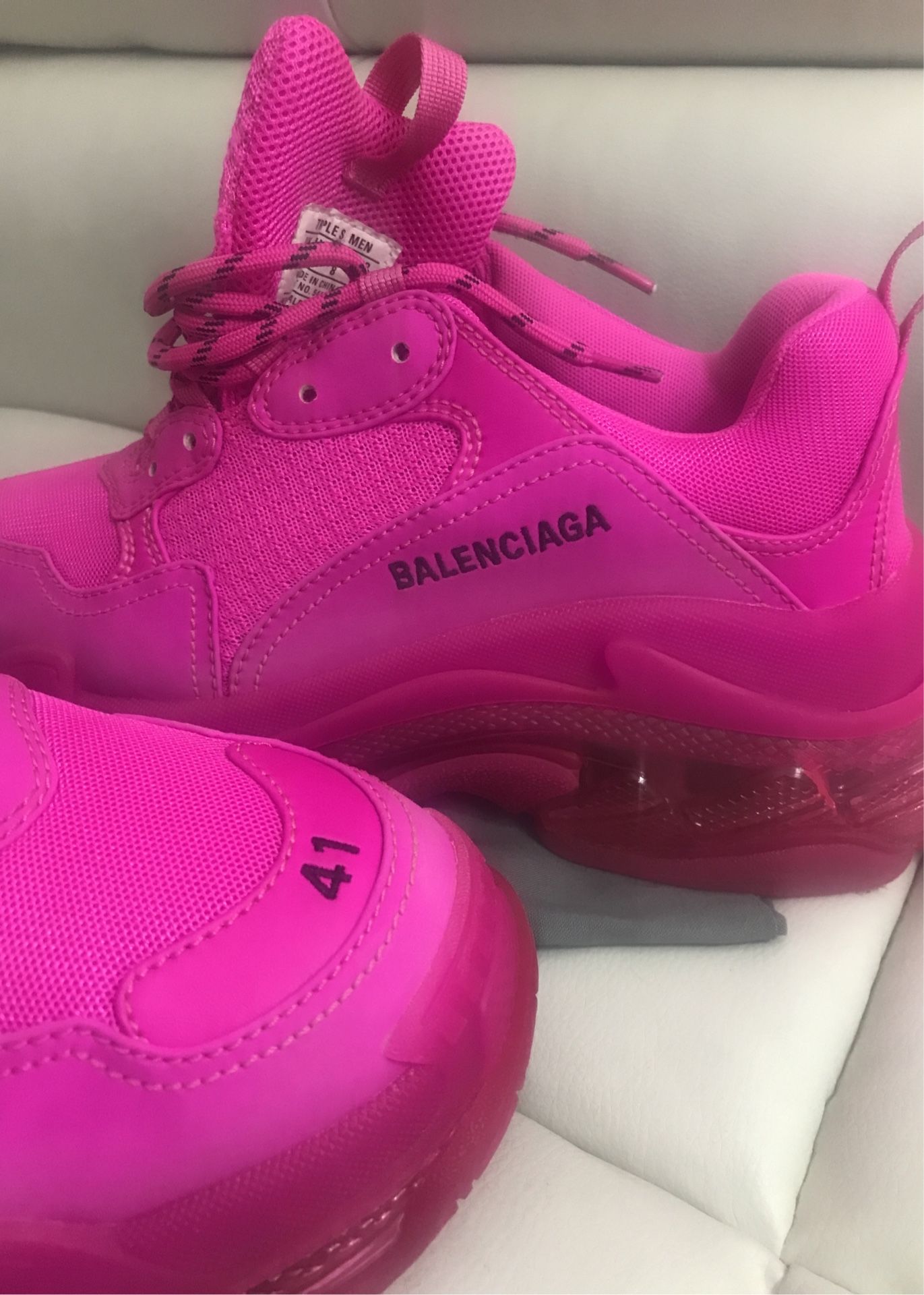 Balenciaga Triple S Pink Men's Size EU41