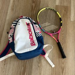 Kids Babolat Nadal jr 23” Tennis Racquet W Backpack
