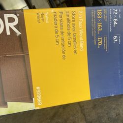 72X64 Faux Wood Blind
