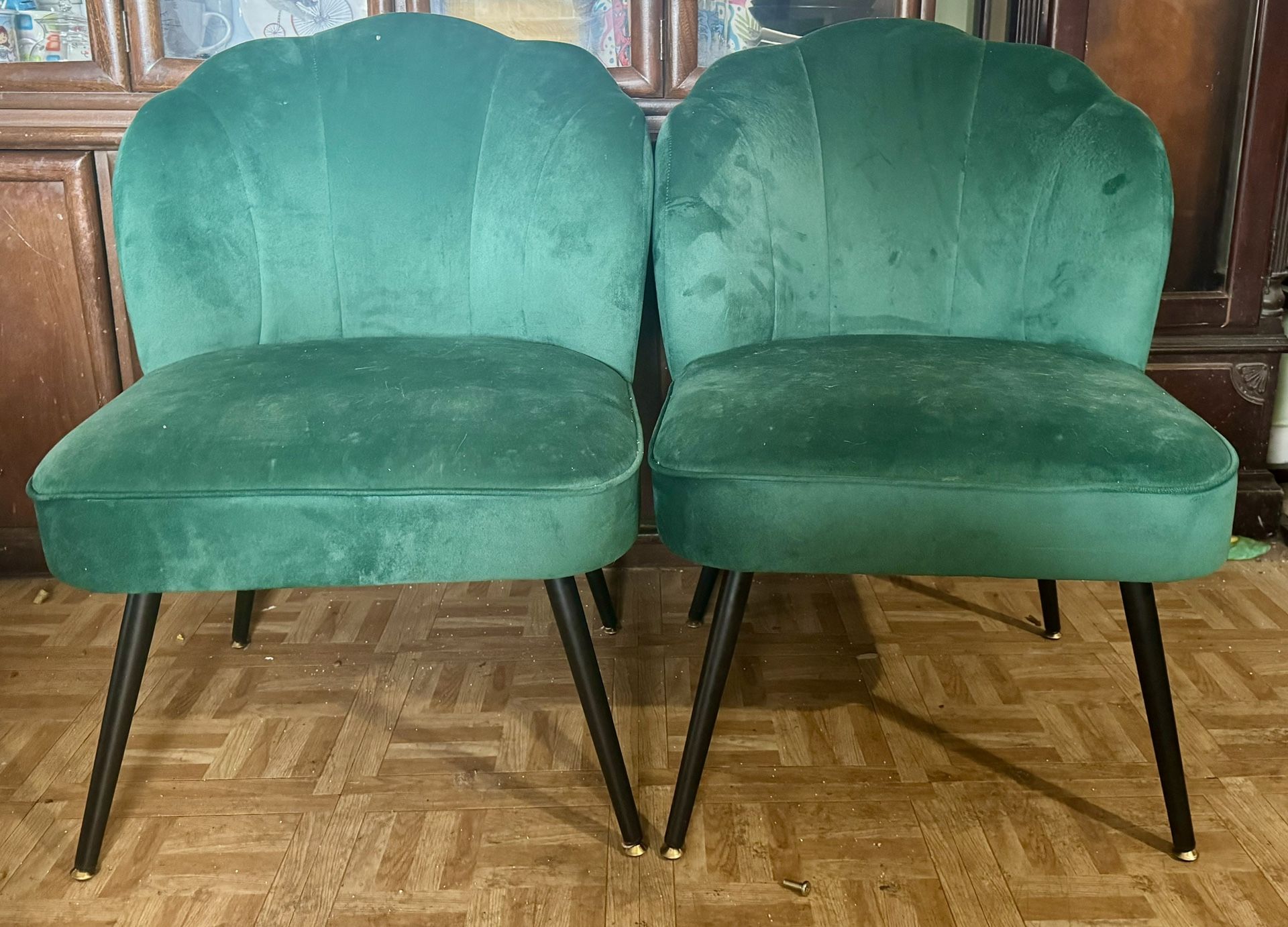 Velvet Accent Chairs