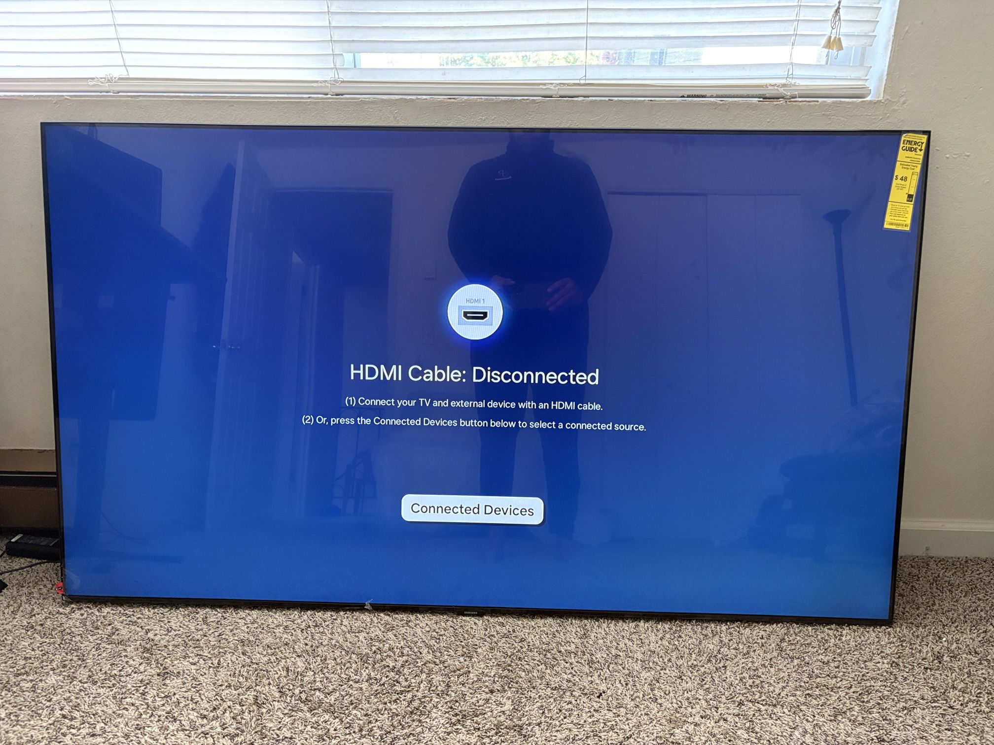 Samsung Tv - HG65CU700 65” Less than Year Old