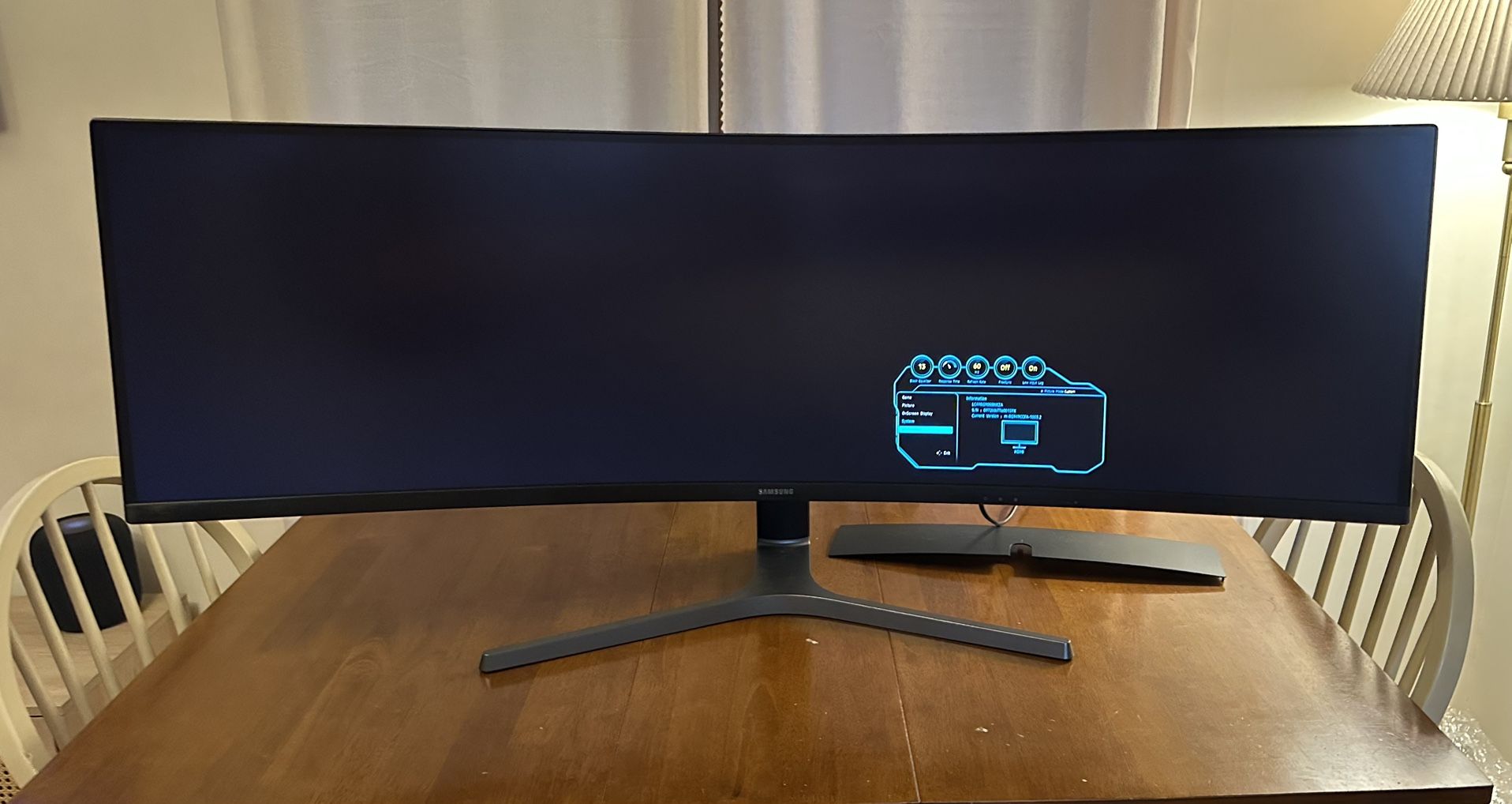 Samsung C49RG90SSN 49 inch Widescreen QLED Monitor - LC49RG90SSNXZA