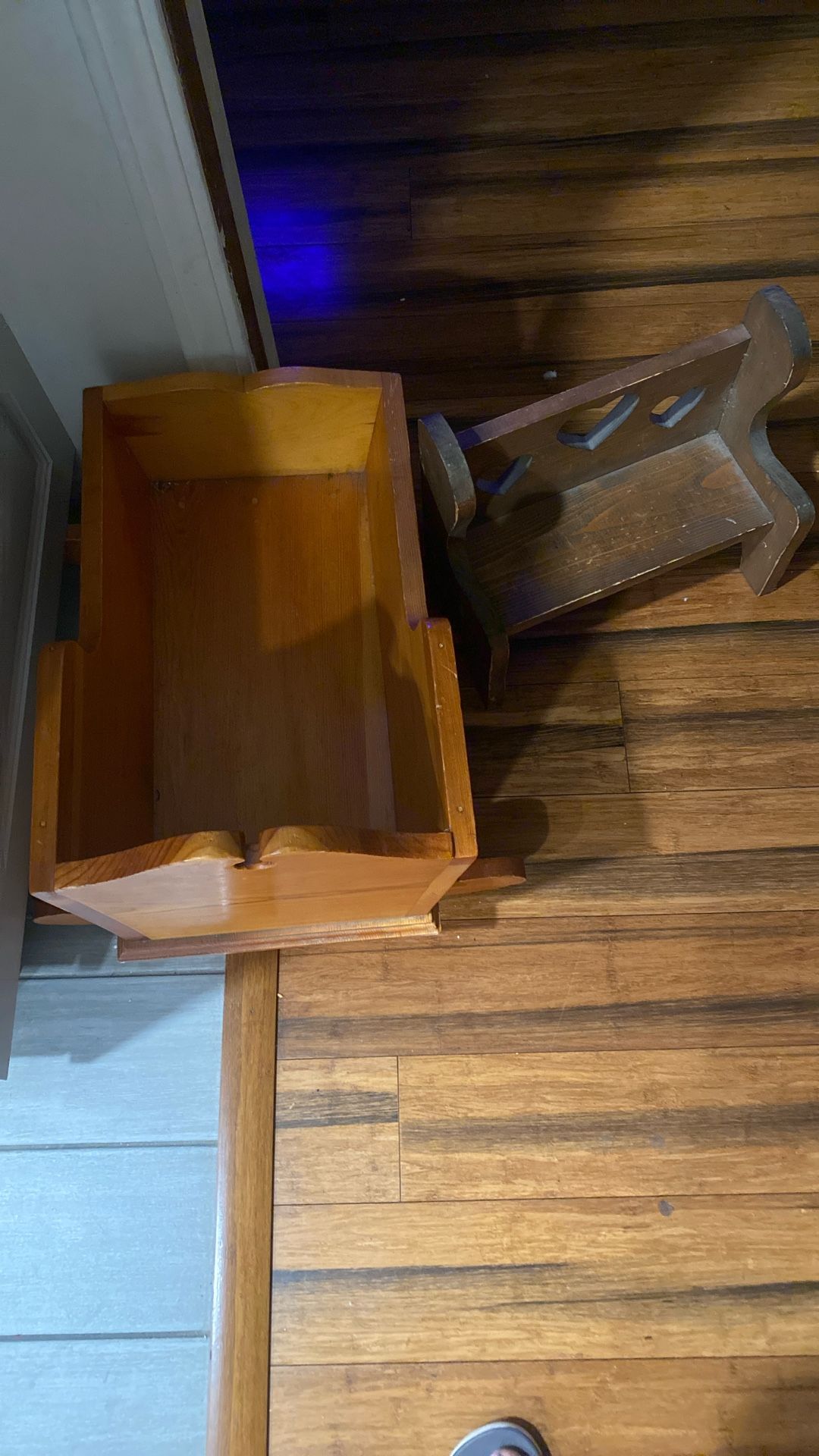 Wooden Toy Crib