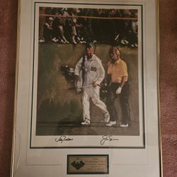 professional golfer Jack Nicklaus and his son, Jackie Nicklaus