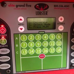 Lobster Elite Grand 5 Limited Edition Tennis Ball Machine