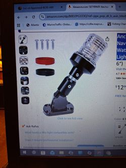 ANCHOR STERN LIGHT LED BOAT NAVIGATION