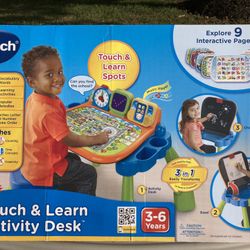 NEW Unopen Box Vtech Touch & Learn Activity Desk  $35