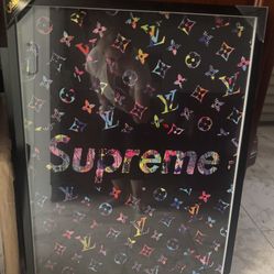 Supreme + LV Wall Decor