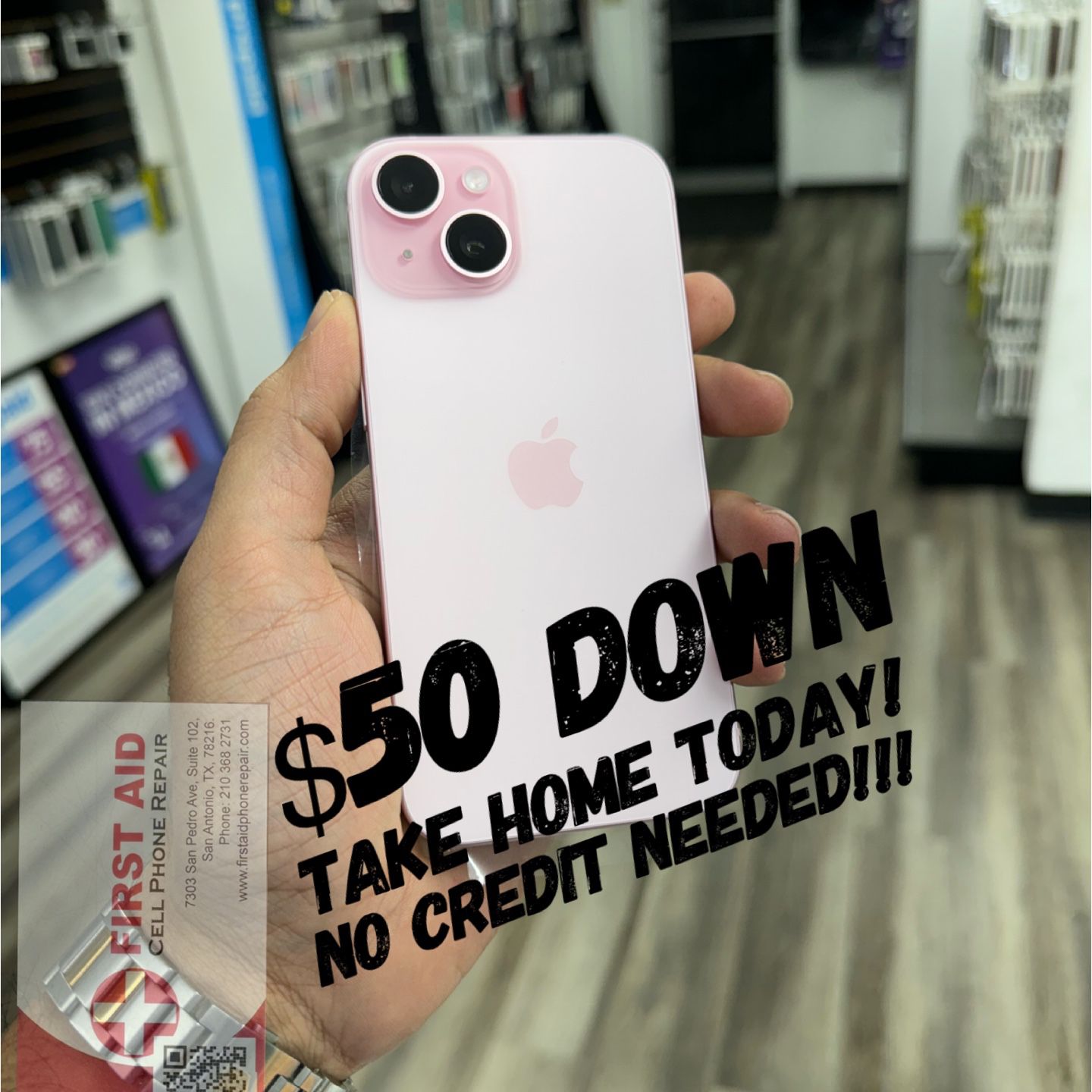 iPhone 15 Factory Unlocked Liberados *$50 Down Take Home Today*