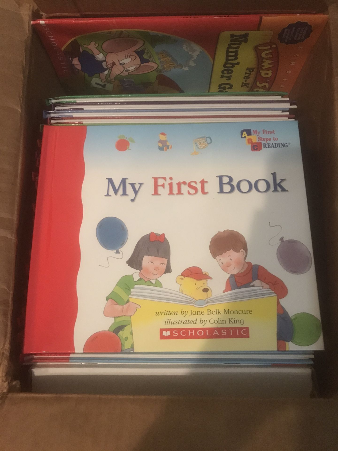 Scholastic My First Steps to Reading/Math Books & Flashcards