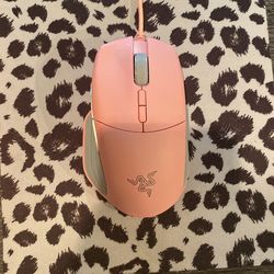 Pink Razer Basilisk Mouse OBO