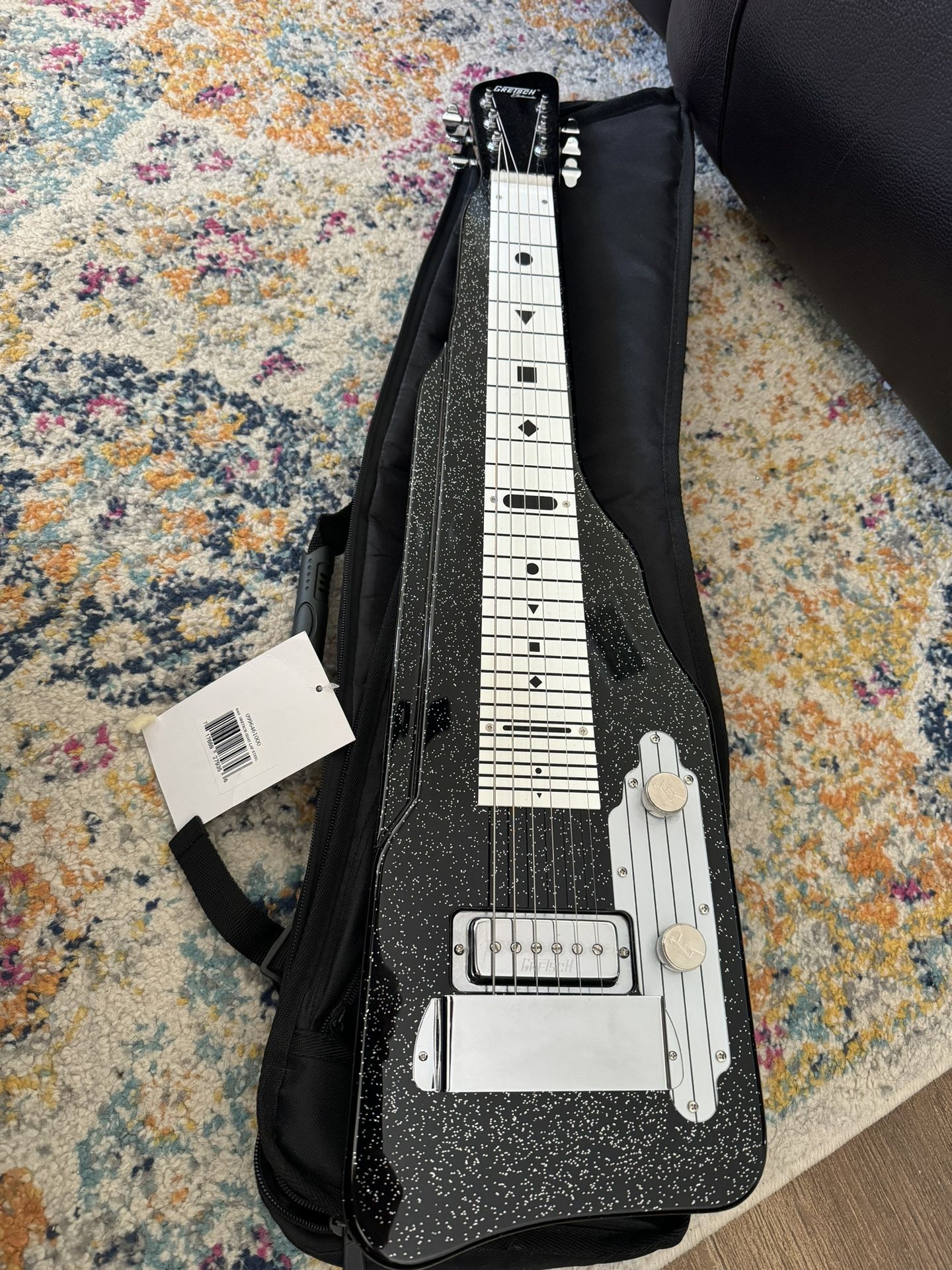 Gretsch Electromatic Lap Steel Guitar - Black Sparkle - G5715