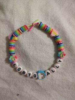 Handmade LGBTQ Ally Friendship Bracelet