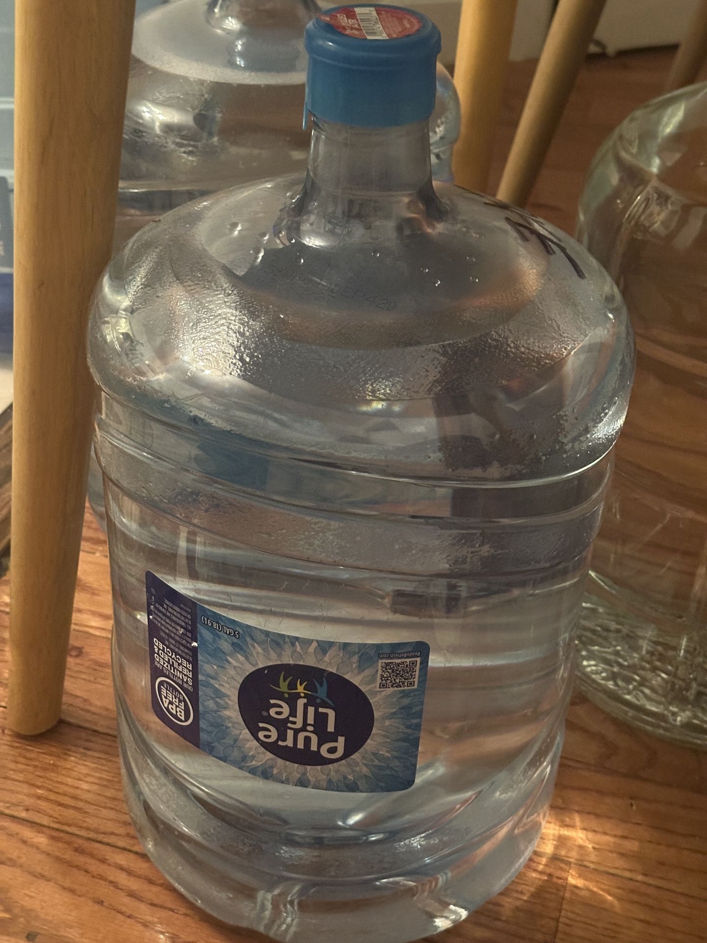 Pure Life 5 Gallon Distilled Water Jugs