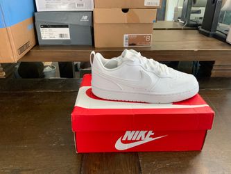 Nike Court Borough Low Recraft Big Kids White Sneakers 6.5Y
