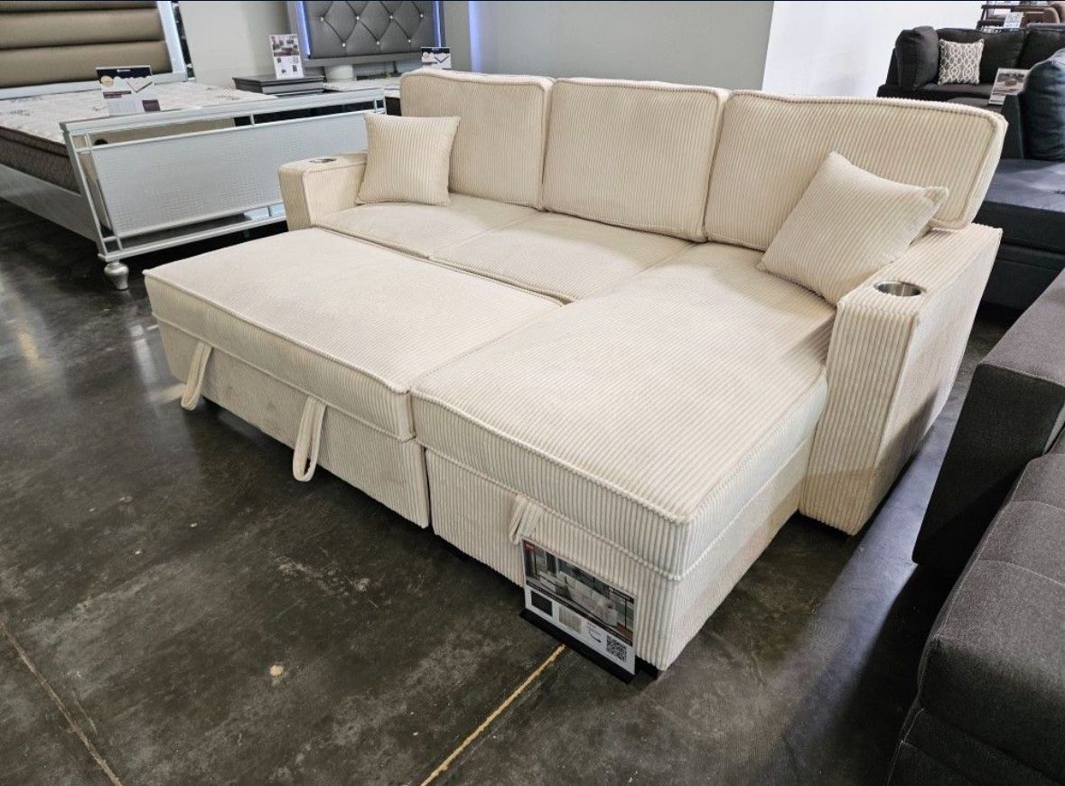 Convertible Sectional Sofa Set