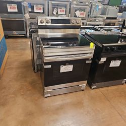 Stainless Steel Stove Samsung 30 Inch Wide Electric