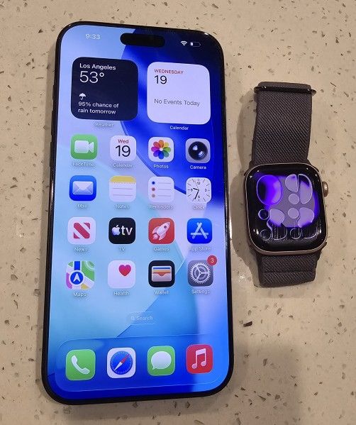 iPhone 16 Pro Max and Apple Watch 10